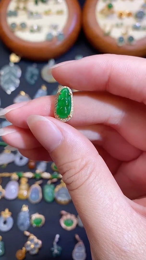 翡翠银S925镶嵌颈饰111111111