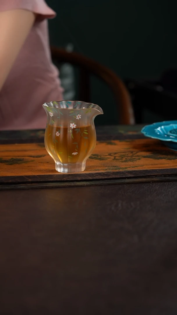 陶瓷周边琉璃公道杯柳叶吊篮