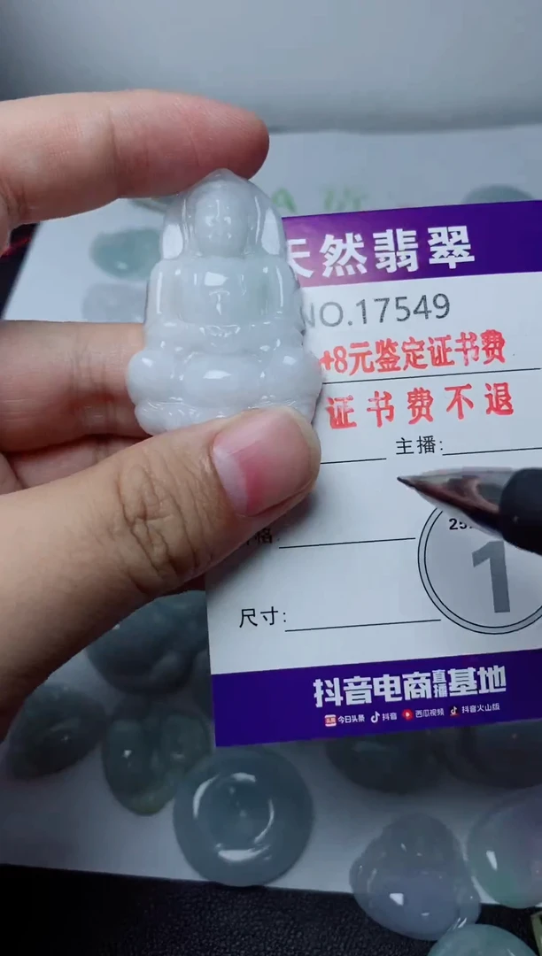 翡翠未镶嵌颈饰549