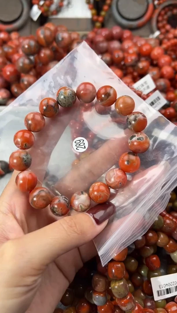 未镶嵌手串南红玛瑙13+