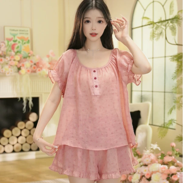 【海棠碎花】夏季新款高支高密棉面料家居服高颜值可爱风舒适睡衣