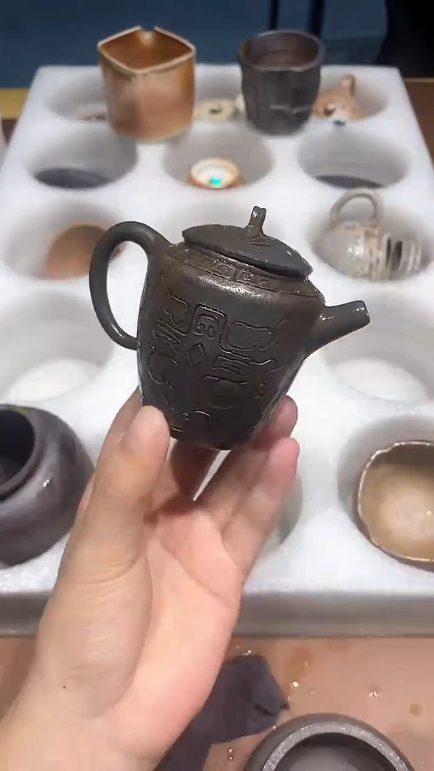 奢瓷/瑞寅柴烧茶器（壶）854 微瑕