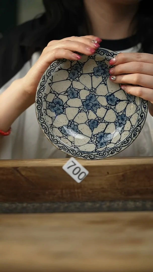 新品 设计师手作款 粉引青花系列