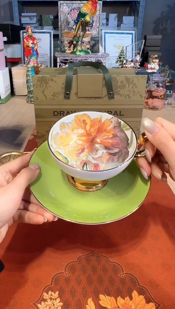 【闪购商品】杯209丽思绿釉杯碟