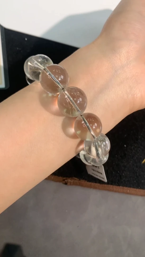 【闪购商品】发晶手链未镶嵌57号银发晶单圈16mm