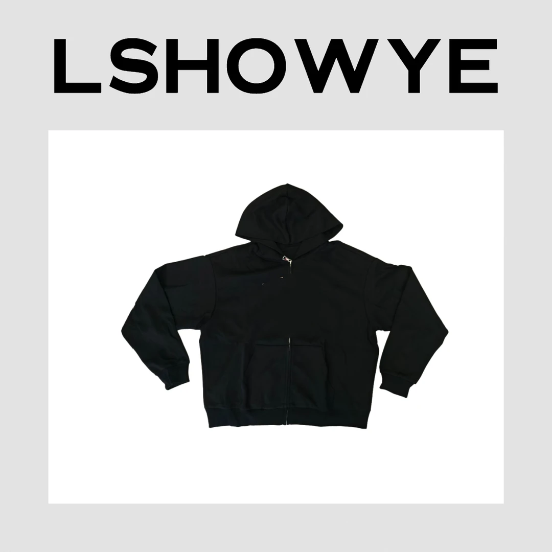 LSHOWYE｜字母印花拉链连帽卫衣 335060