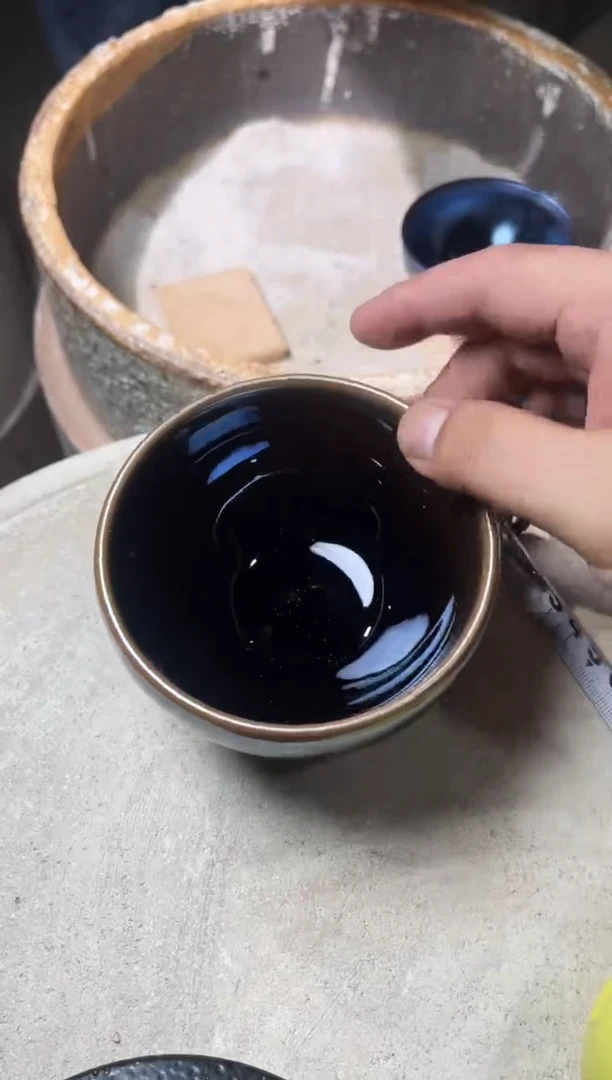 茶盏669   叶紫建盏叶紫建盏