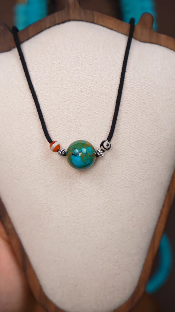 未镶嵌绿松石颈饰多样性发货