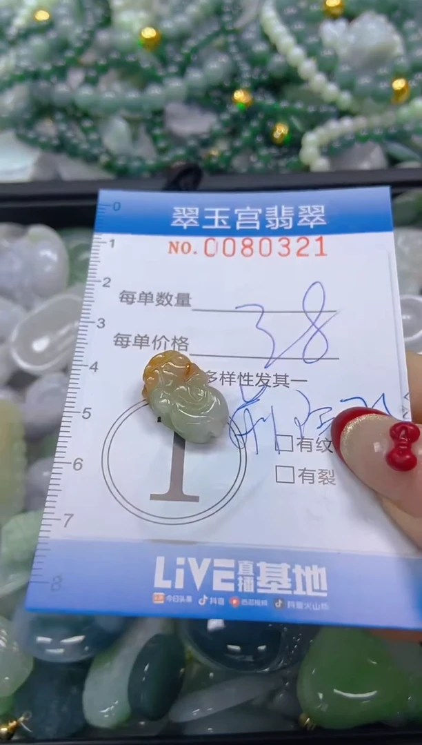 【闪购商品】翡翠颈饰未镶嵌闪购0080321