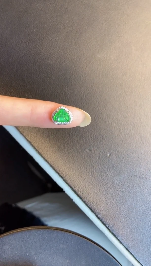 吊坠(不含链)银S925镶嵌翡翠1