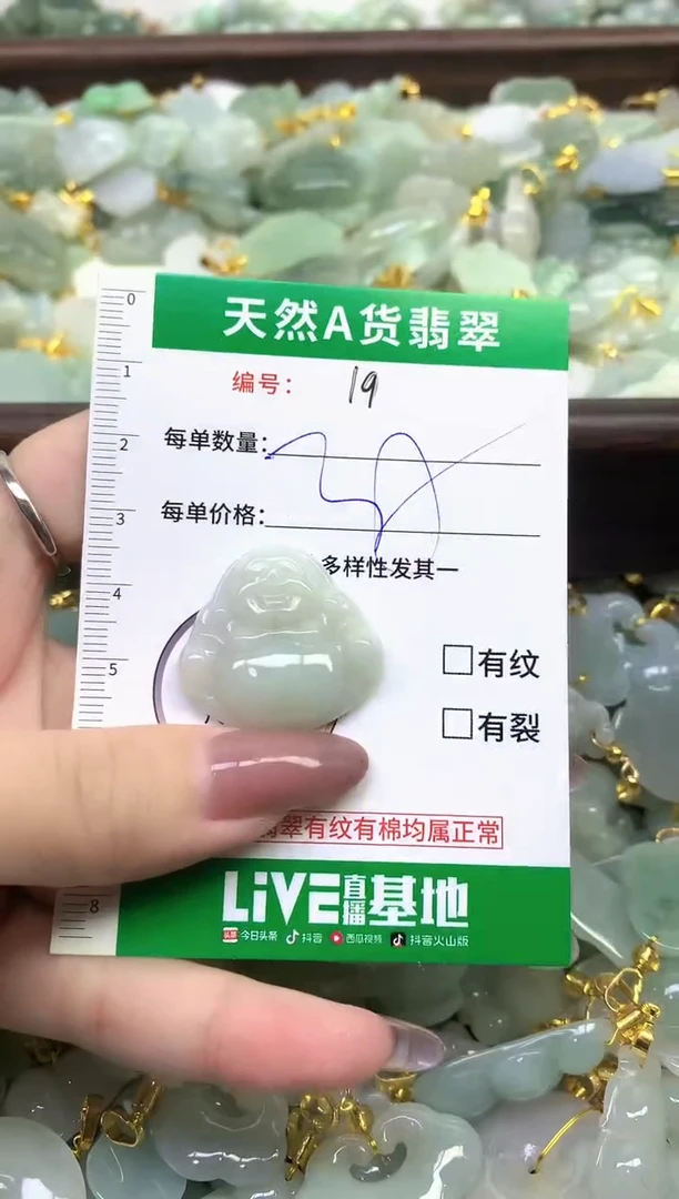颈饰未镶嵌翡翠天然缅甸A货翡翠
