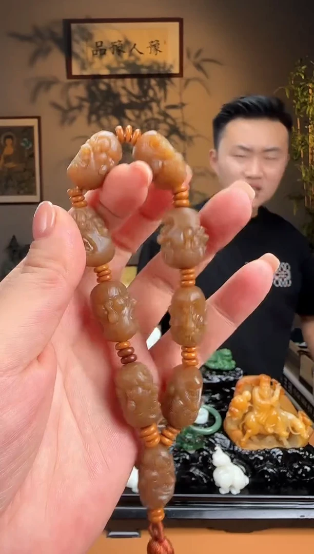 未镶嵌手串定制和田玉手串l88