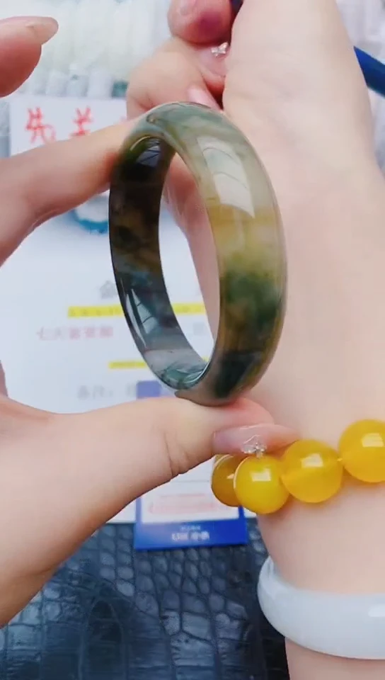 未镶嵌手镯石英质玉w244+55-56-57