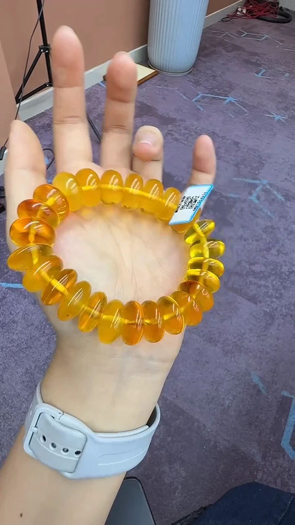 手链琥珀未镶嵌254秒拍号 假一罚三