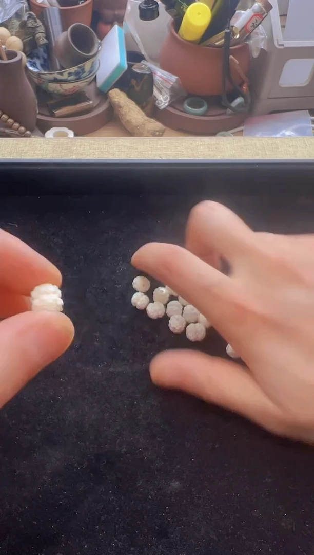 乌木类书架485猛犸双莲花0.9桶珠单颗