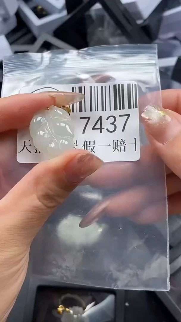 吊坠(不含链)未镶嵌翡翠7437