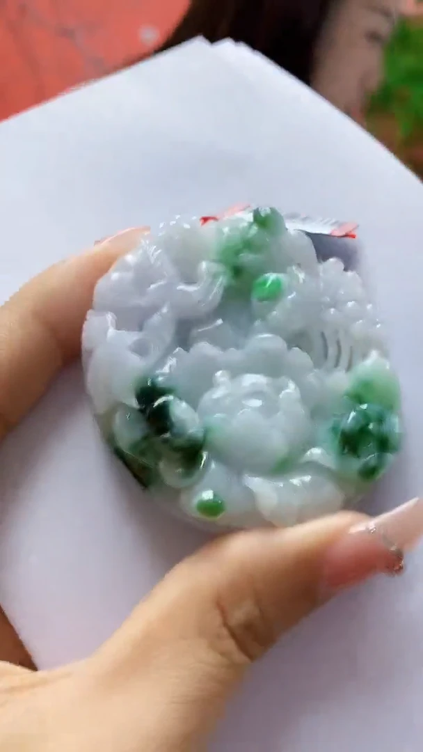 未镶嵌定制翡翠4852ty-毛货挂件55