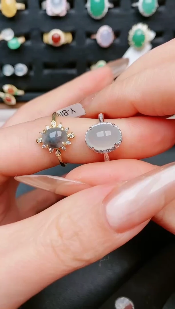 【闪购商品】翡翠戒指银S925镶嵌.....