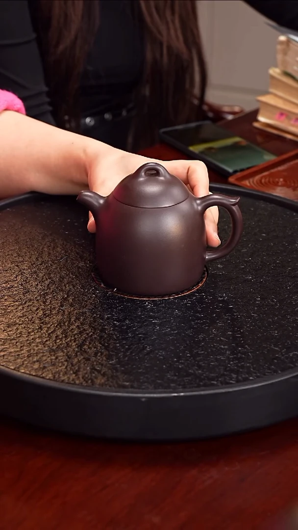 茶壶紫砂杨君保 秦权101 黑墩头 350毫升