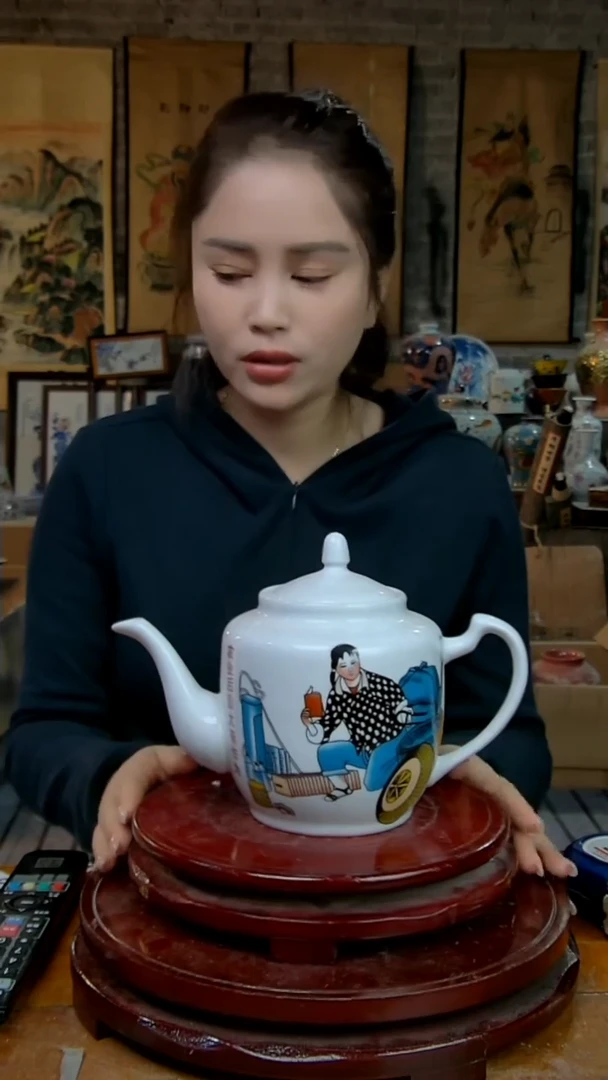 摆件陶农业后勤大茶壶