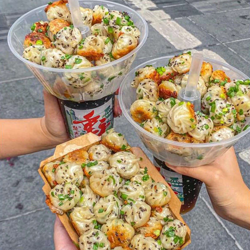 拇指生煎包夜市餐饮同款新鲜速发营养健康包子儿童早餐半成品即食