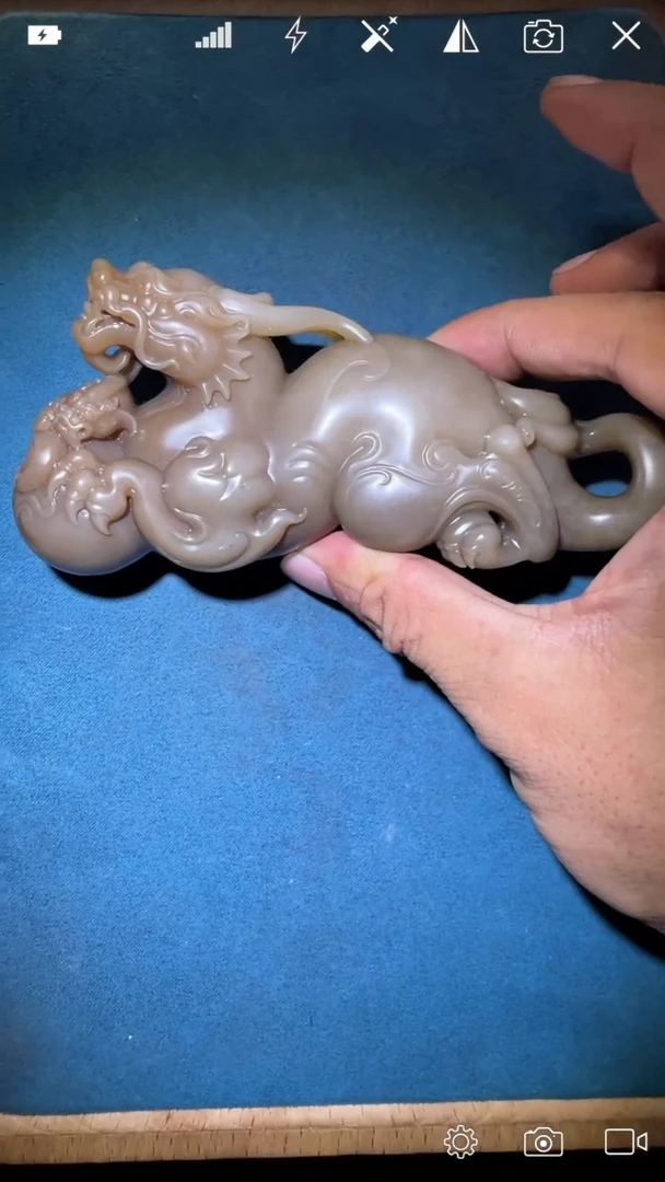 未镶嵌和田玉把件QQ   把件