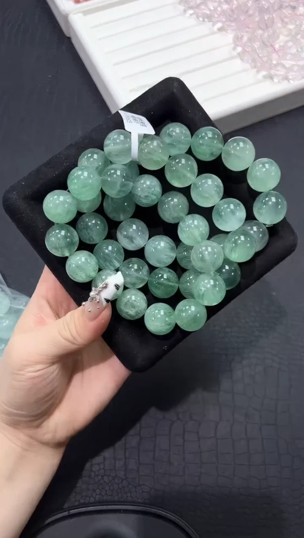 手串未镶嵌萤石31c多样性发其一【1条】默认微瑕16mm