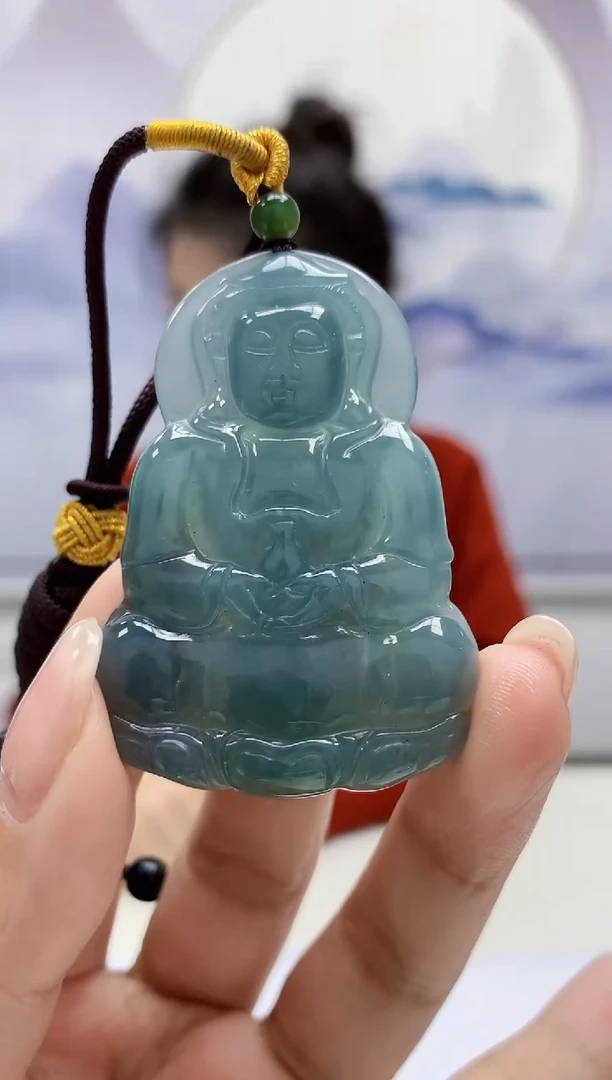 【闪购商品】定制翡翠未镶嵌5156kk-毛货挂件135