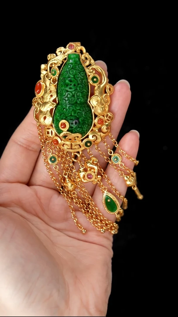 颈饰未镶嵌翡翠吊坠23