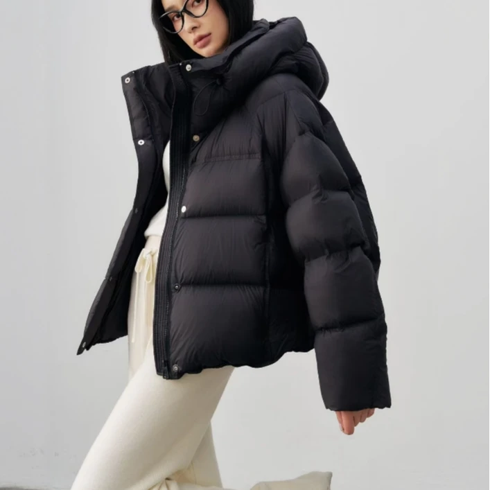 【志玲家】优选8821款90白鸭绒软糯泡芙羽绒服