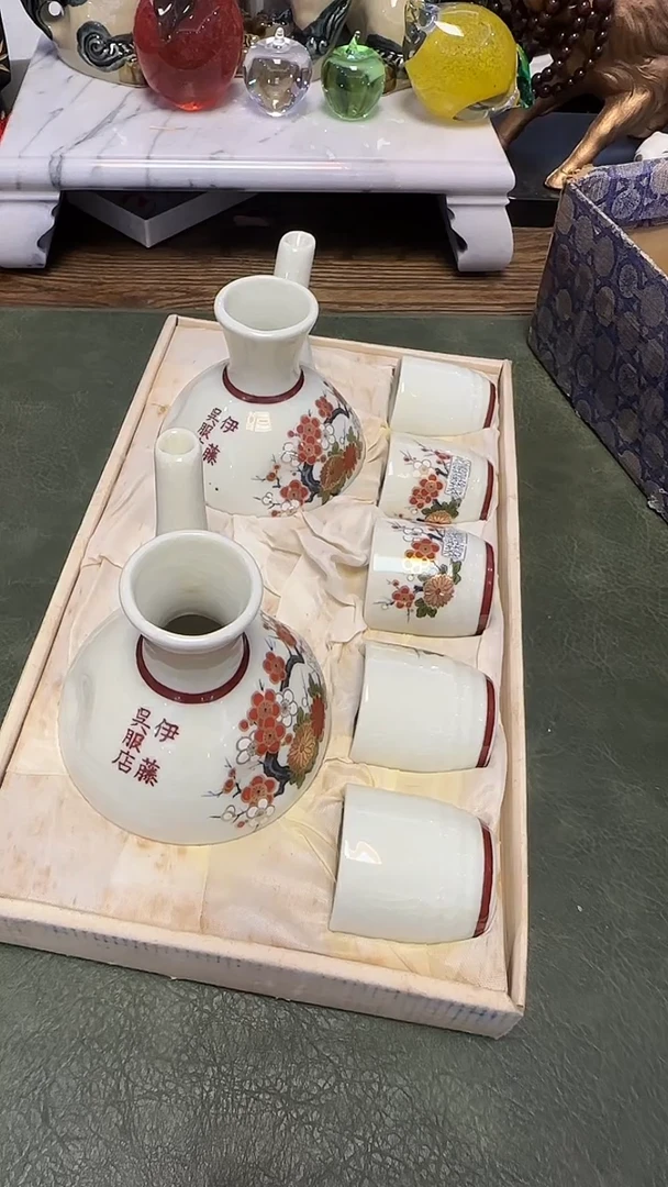 125九谷2壶5杯····