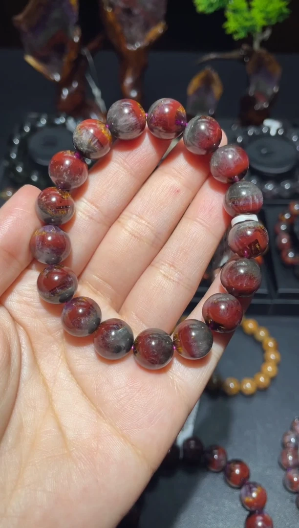 未镶嵌珠宝半成品水晶极光12mm-97