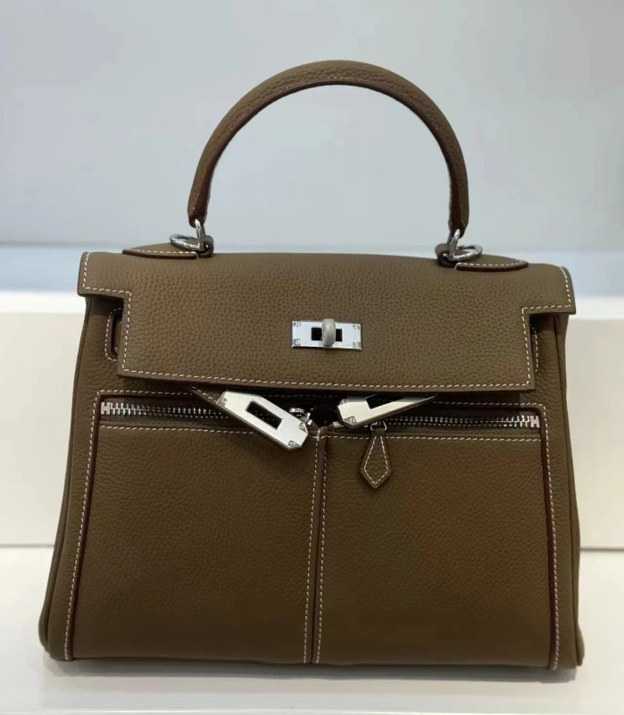 TUANZI【地板王炸】大马新款手提单肩腋下女包 XKY-6937-深灰