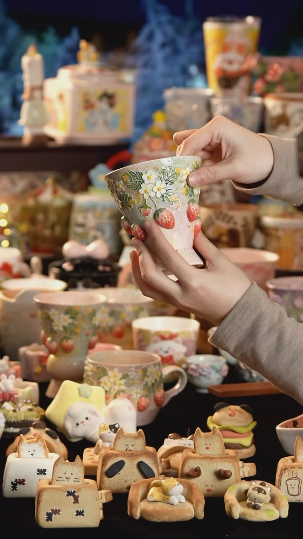 其他陶景德镇釉下彩手绘设计师款陶瓷