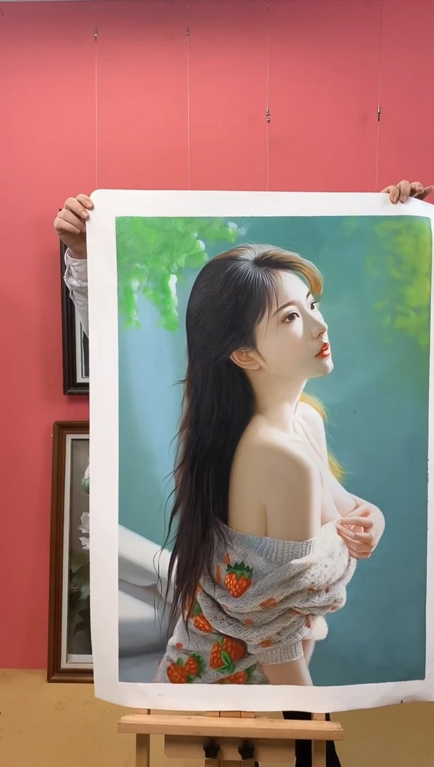 【闪购商品】油画尺寸60*90画芯（不含框）