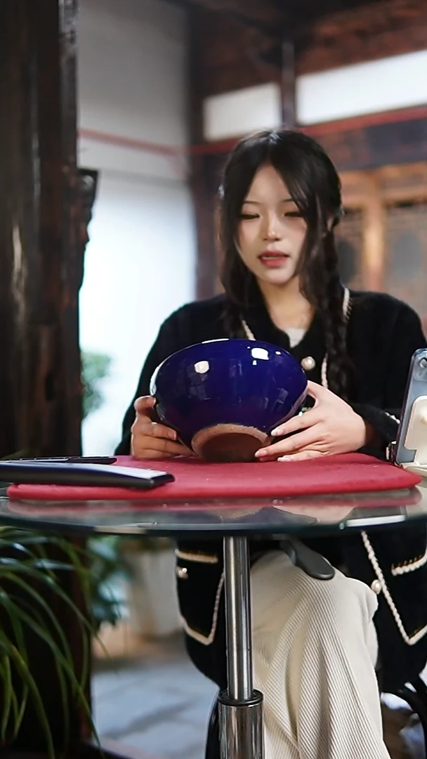 潇*哥青花奎龙纹香炉