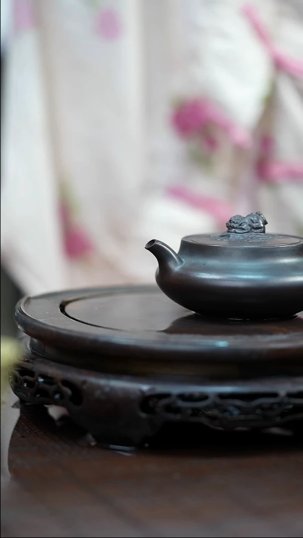 茶壶紫砂宜兴紫砂岁颐传砂原矿全手40