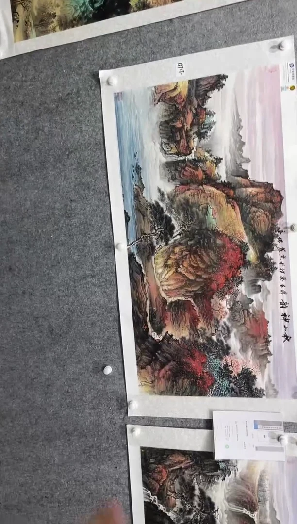国画张传亭老师的作品