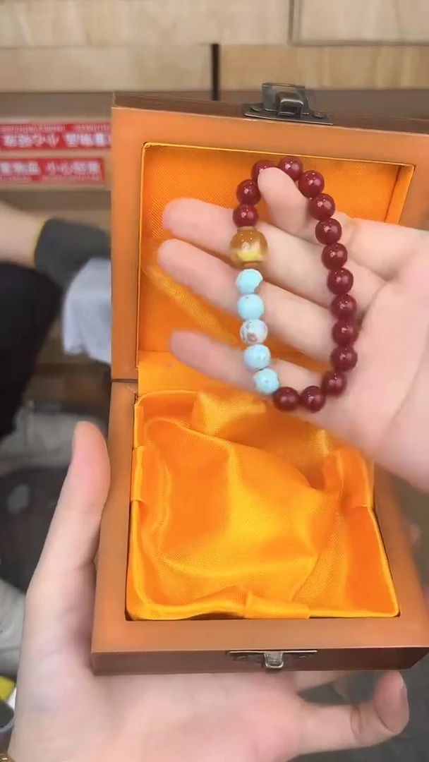 品茗文玩阁单圈手串链接@@SP364