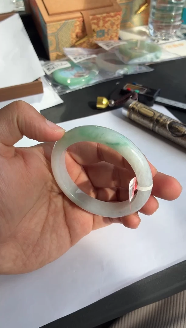 未镶嵌手镯翡翠10号58.8*11.3*8.7正圈