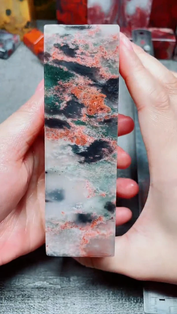 玉桂林鸡血玉素章--33