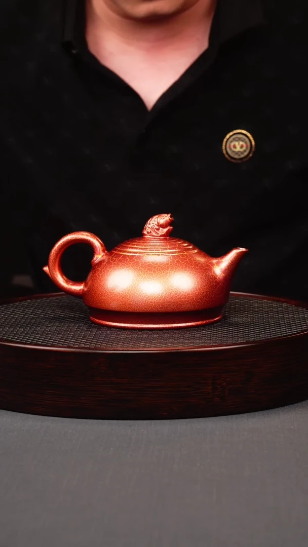 茶壶紫砂.贝壳烧 鱼头半月