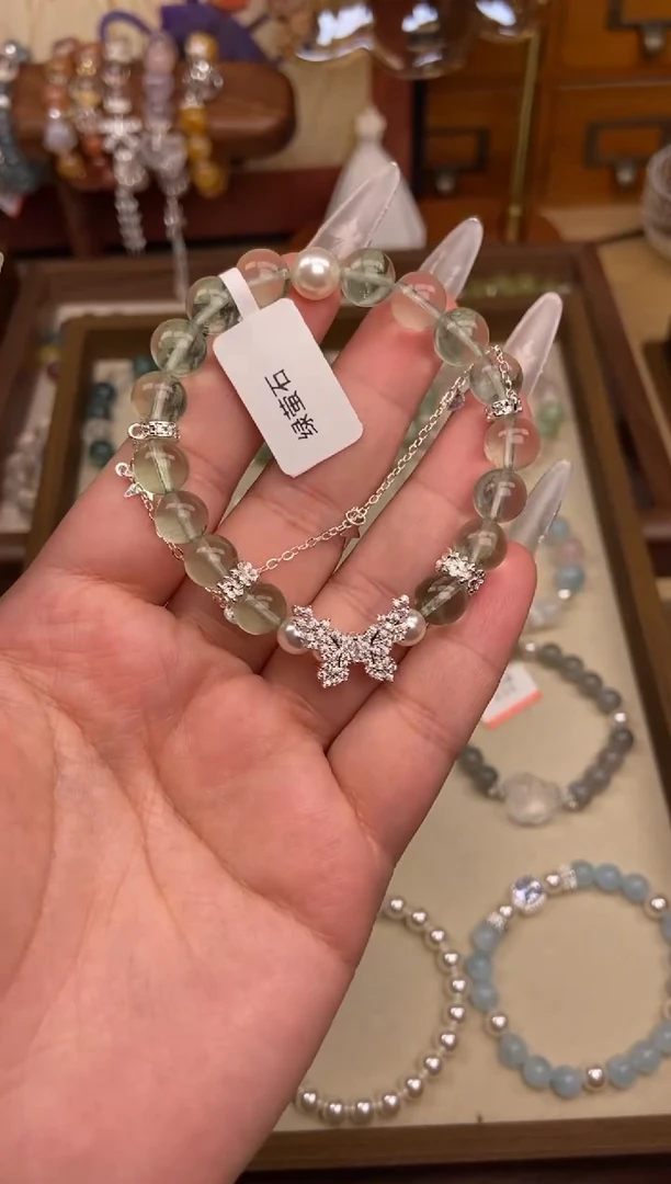 水晶手链未镶嵌萤石