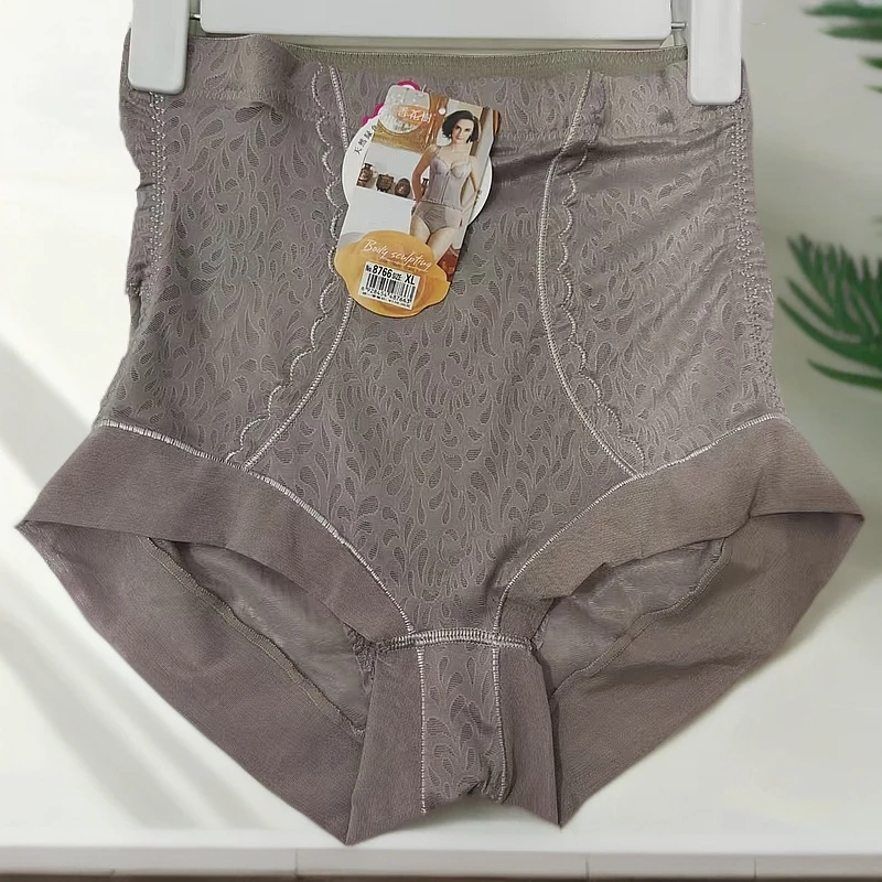 【艾萱萱】8766款高腰收腹内裤女夏薄款收小肚子强力塑身短裤