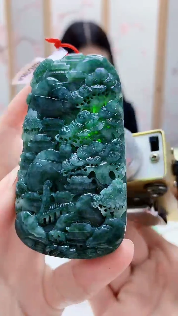 未镶嵌定制翡翠4812ry-毛货挂件129