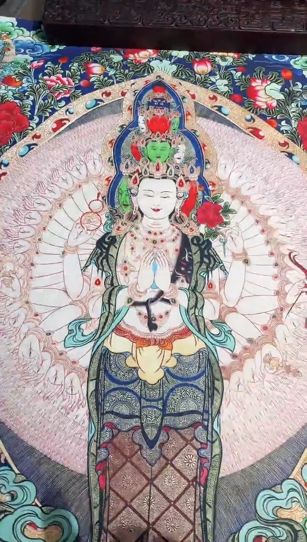 卷轴画天天的唐卡tk160