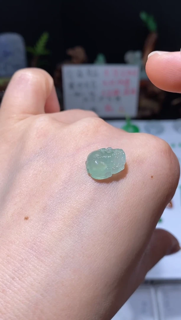未镶嵌定制翡翠貔貅