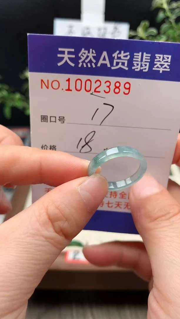 未镶嵌戒指翡翠17#