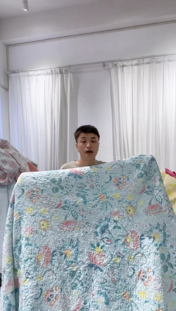 棉200*220纯棉床盖49号微瑕