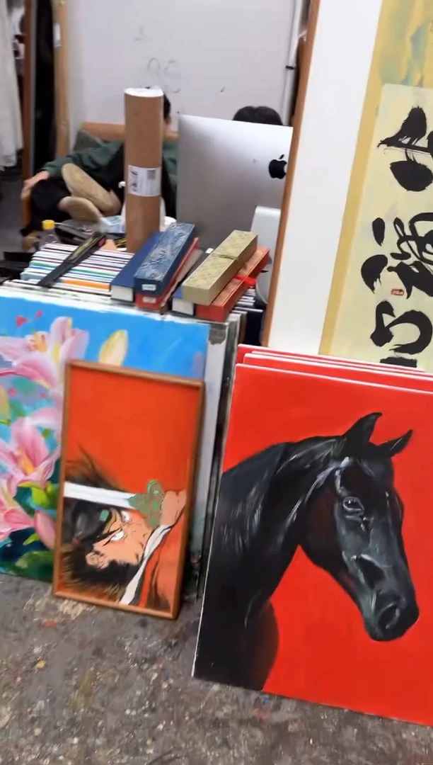 丙烯画杨*懒羊羊老师钟馗精装版